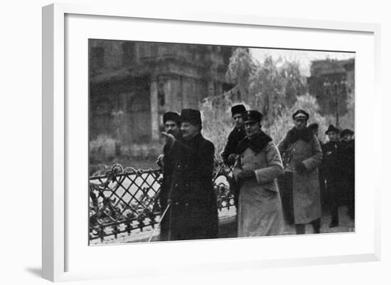 Trotsky in Warsaw-null-Framed Photographic Print