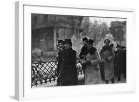 Trotsky in Warsaw-null-Framed Photographic Print