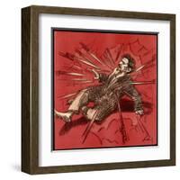 Trotsky is out of Favour-Wilhelm Schulz-Framed Art Print