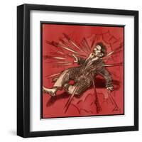 Trotsky is out of Favour-Wilhelm Schulz-Framed Art Print