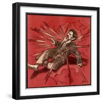 Trotsky is out of Favour-Wilhelm Schulz-Framed Art Print