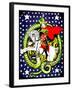 Trotsky Slaying the Counter-Revolutionary Dragon, 1918-null-Framed Giclee Print