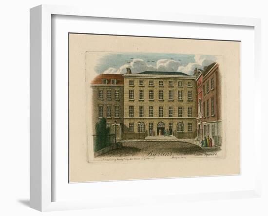 Trotter's Bazaar, Soho Square-null-Framed Giclee Print