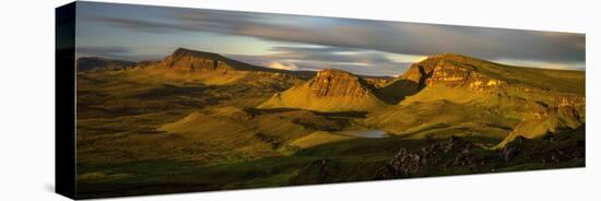 Trotternish Ridge in Morning Light, Isle of Skye, Scotland-null-Stretched Canvas