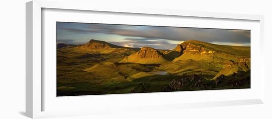 Trotternish Ridge in Morning Light, Isle of Skye, Scotland-null-Framed Photographic Print