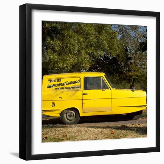 Trotters Reliant Van from Only Fools and Horses tv programme-null-Framed Photographic Print