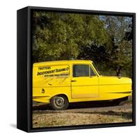 Trotters Reliant Van from Only Fools and Horses tv programme-null-Framed Stretched Canvas