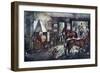 Trotting Cracks at the Forge, 1869-Currier & Ives-Framed Giclee Print