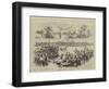 Trotting on the Ice in Canada-John Jellicoe-Framed Giclee Print