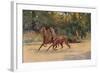 Trotting pair of Walter Winans, 1900 (c1910)-Thomas Blinks-Framed Giclee Print