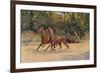 Trotting pair of Walter Winans, 1900 (c1910)-Thomas Blinks-Framed Giclee Print