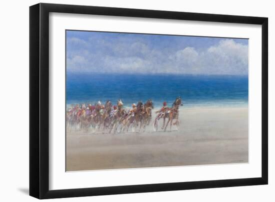 Trotting Races, Lancieux, Brittany, 2014-Lincoln Seligman-Framed Giclee Print