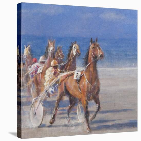 Trotting Races, Lancieux, Brittany, 2014-Lincoln Seligman-Stretched Canvas
