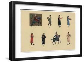 Troubadours, C13th-14th Century-null-Framed Giclee Print