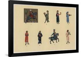 Troubadours, C13th-14th Century-null-Framed Giclee Print