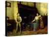 Trouble Brewing, 1883-Evariste Carpentier-Stretched Canvas
