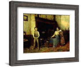 Trouble Brewing, 1883-Evariste Carpentier-Framed Giclee Print