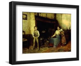 Trouble Brewing, 1883-Evariste Carpentier-Framed Giclee Print