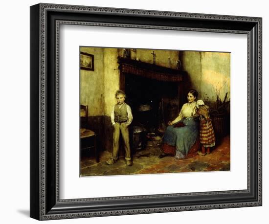 Trouble Brewing, 1883-Evariste Carpentier-Framed Giclee Print