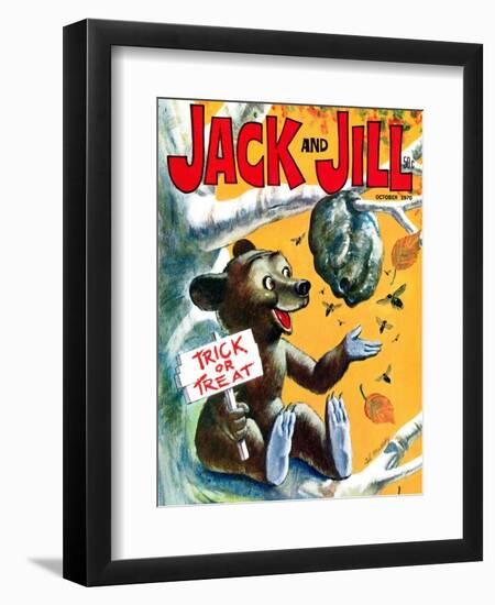 Trouble Brewing! - Jack and Jill, October 1970-Cal Massey-Framed Premium Giclee Print