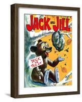 Trouble Brewing! - Jack and Jill, October 1970-Cal Massey-Framed Giclee Print