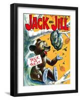 Trouble Brewing! - Jack and Jill, October 1970-Cal Massey-Framed Premium Giclee Print