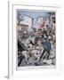 Trouble in Barcelona, 1902-null-Framed Giclee Print