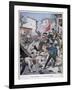 Trouble in Barcelona, 1902-null-Framed Giclee Print