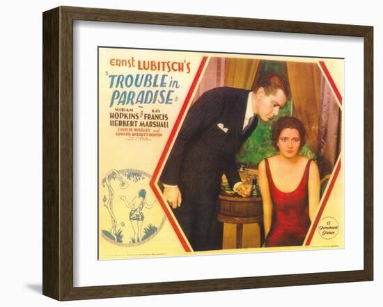 Trouble in Paradise, 1932-null-Framed Art Print