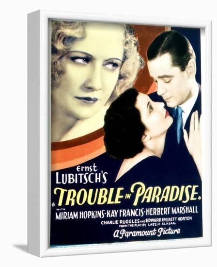 Trouble in Paradise - Movie Poster Reproduction-null-Framed Photo