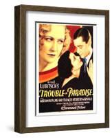 TROUBLE IN PARADISE-null-Framed Art Print