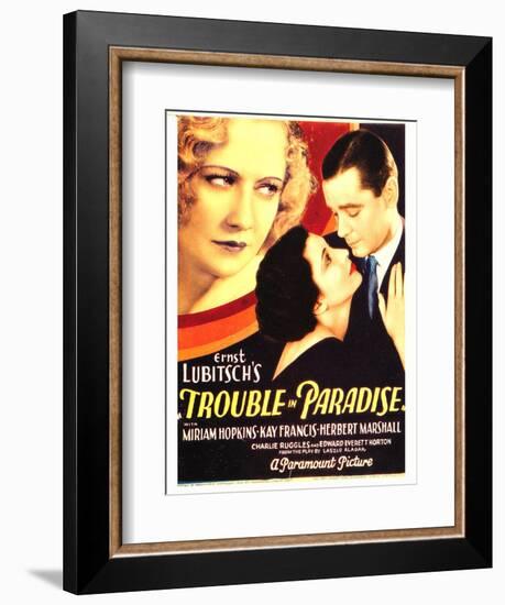 TROUBLE IN PARADISE-null-Framed Art Print