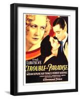 TROUBLE IN PARADISE-null-Framed Art Print