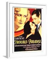 TROUBLE IN PARADISE-null-Framed Art Print