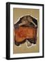 Troubled Woman by Egon Schiele-Geoffrey Clements-Framed Giclee Print