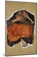 Troubled Woman by Egon Schiele-Geoffrey Clements-Mounted Giclee Print