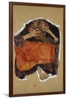 Troubled Woman by Egon Schiele-Geoffrey Clements-Framed Giclee Print