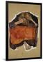 Troubled Woman by Egon Schiele-Geoffrey Clements-Framed Giclee Print