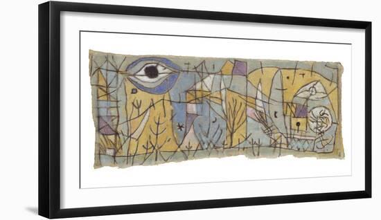 Troubled-Paul Klee-Framed Giclee Print