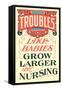 Troubles Grow Larger by Nursing-null-Framed Stretched Canvas