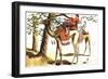 Troubles with a Camel-Richard Simkin-Framed Art Print