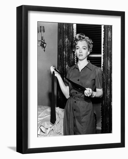 Troublez-Moi Ce Soir Don't Bother to Knock De Roy Ward Baker Avec Marilyn Monroe 1952-null-Framed Photo