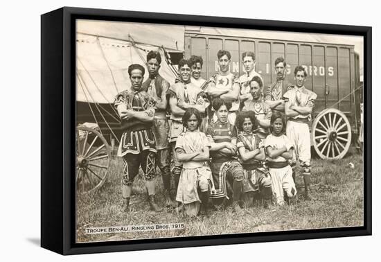 Troupe Ben-Ali, Ringling Brothers, 1915-null-Framed Stretched Canvas