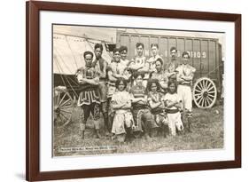 Troupe Ben-Ali, Ringling Brothers, 1915-null-Framed Art Print