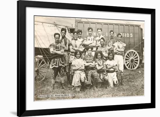 Troupe Ben-Ali, Ringling Brothers, 1915-null-Framed Art Print