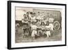 Troupe Ben-Ali, Ringling Brothers, 1915-null-Framed Art Print