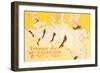 Troupe de Mille Eglantine-Henri de Toulouse-Lautrec-Framed Art Print