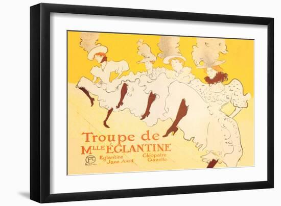 Troupe de Mille Eglantine-Henri de Toulouse-Lautrec-Framed Art Print