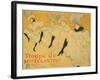 Troupe de Mlle. Eglantine, c.1896-Henri de Toulouse-Lautrec-Framed Giclee Print