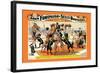 Troupe of Champion Great Danes: Adam Forepaugh and Sells Brothers-null-Framed Art Print